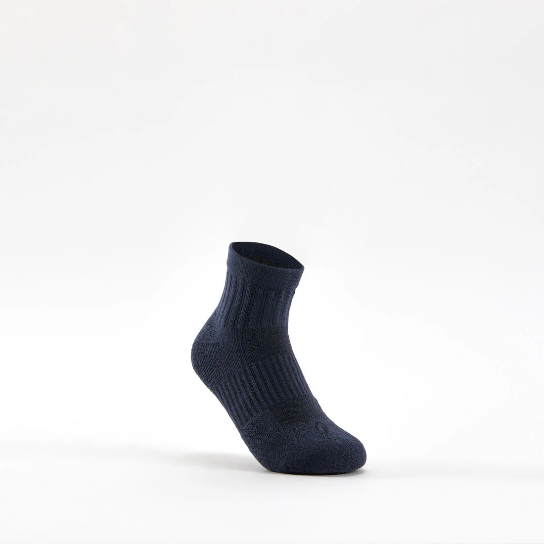 CALCETINES DE DEPORTE MEDIA CAÑA NIÑOS ARTENGO RS 500 BLANCO MARINO PAQ. 3 PARES - Image 4