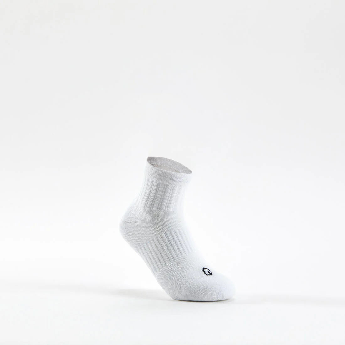 CALCETINES DE DEPORTE MEDIA CAÑA NIÑOS ARTENGO RS 500 BLANCO MARINO PAQ. 3 PARES - Image 5