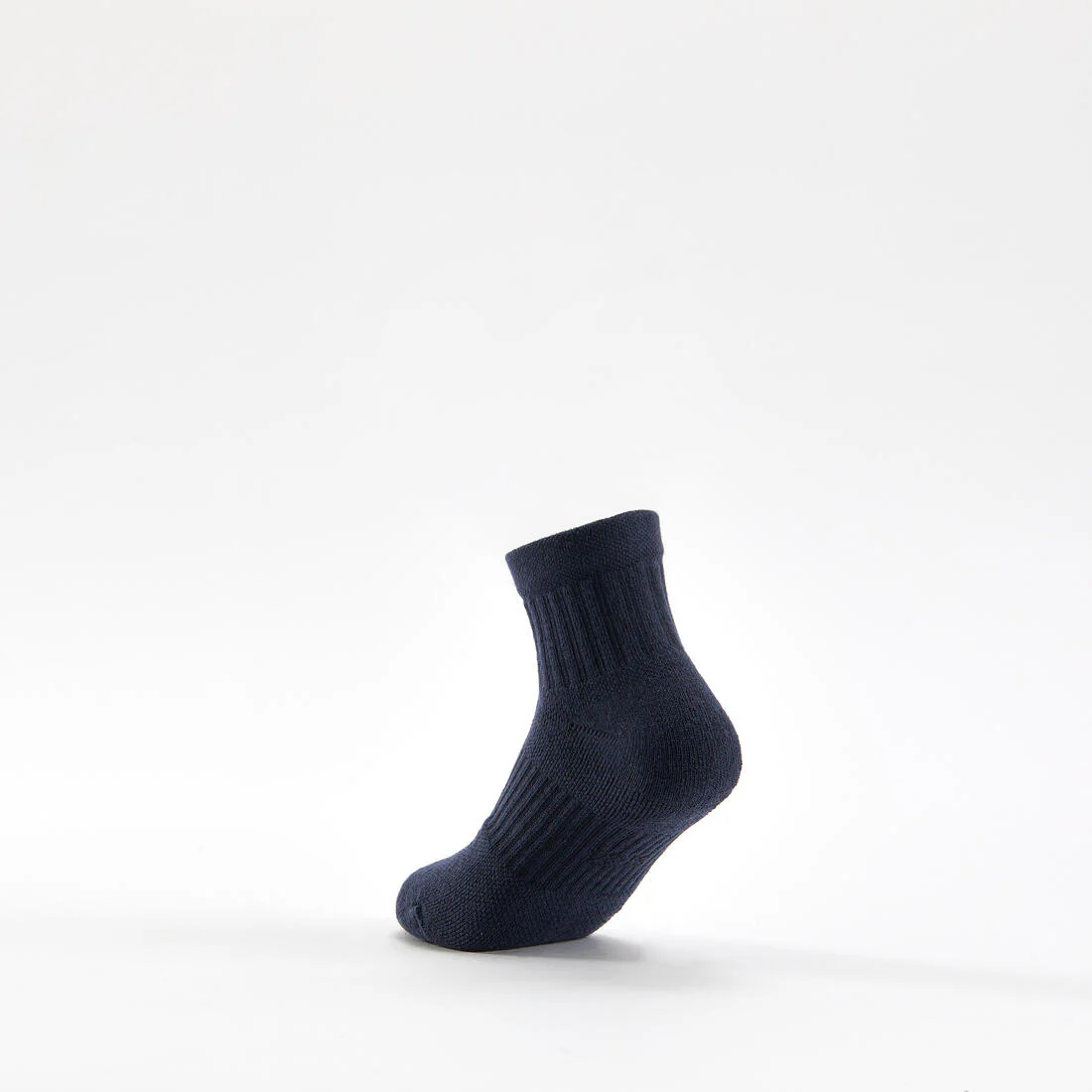 CALCETINES DE DEPORTE MEDIA CAÑA NIÑOS ARTENGO RS 500 BLANCO MARINO PAQ. 3 PARES - Image 7