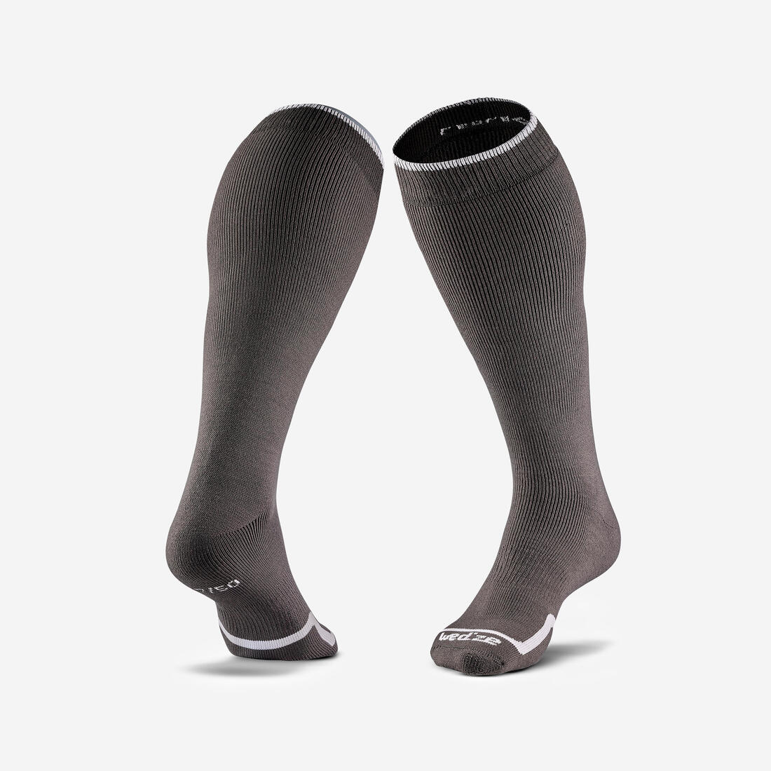 CALCETINES DE ESQUÍ Y SNOWBOARD ADULTO - 100 - GRIS - Image 2