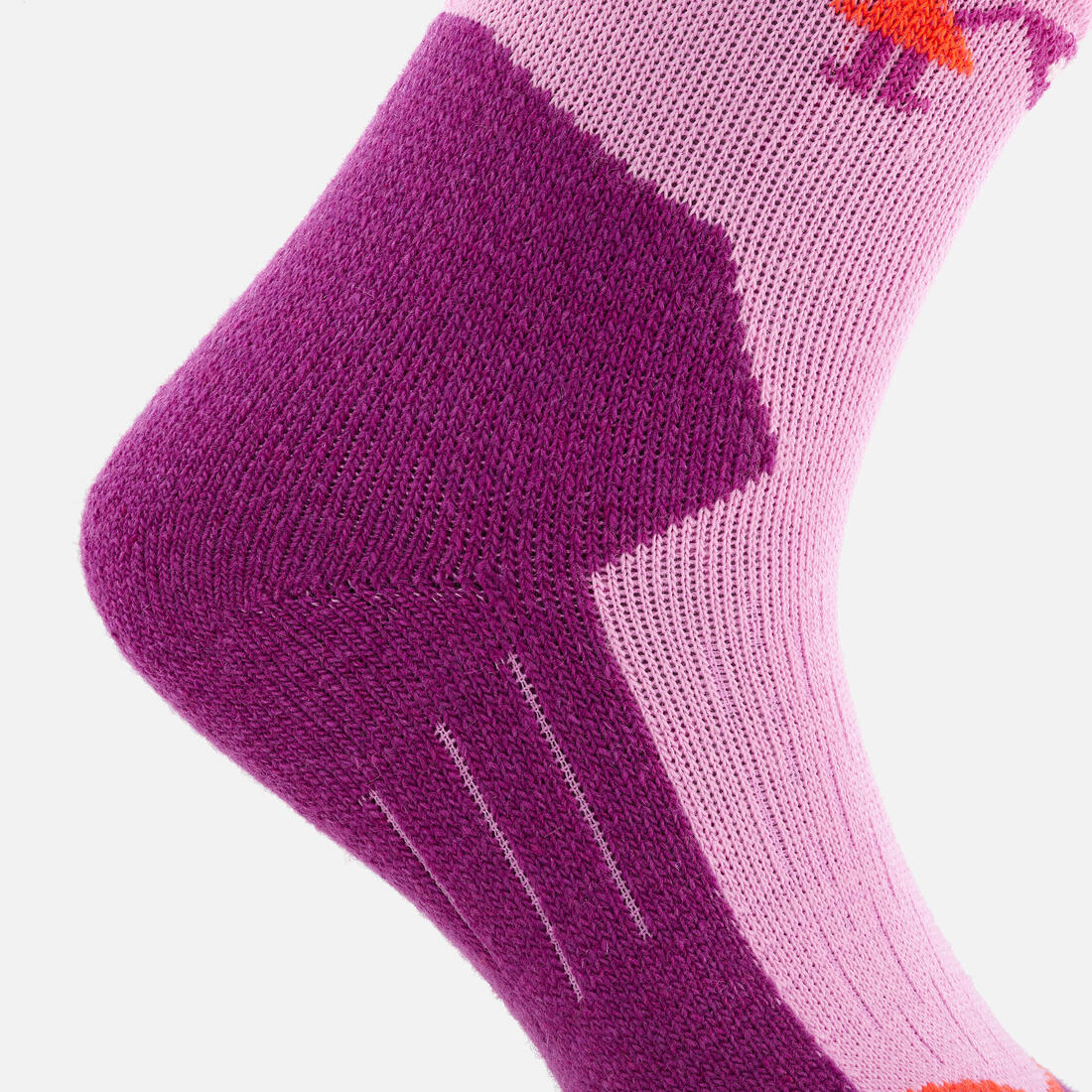 CALCETINES DE ESQUÍ Y SNOWBOARD NIÑOS 500 - MOTIVOS ROSAS - Image 6