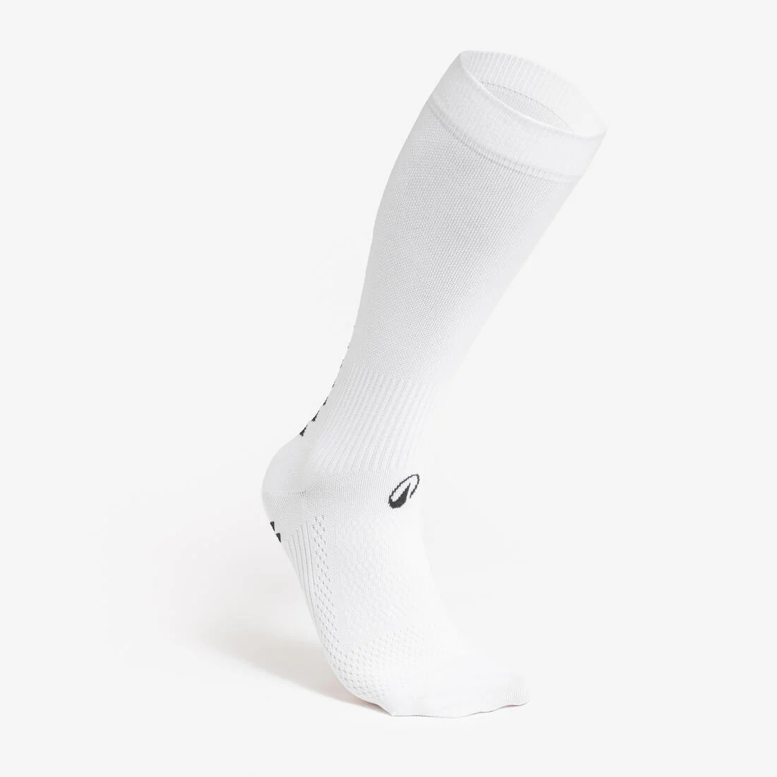 Calcetines de futbol cortos y antideslizantes blancos Viralto MiD - Image 2