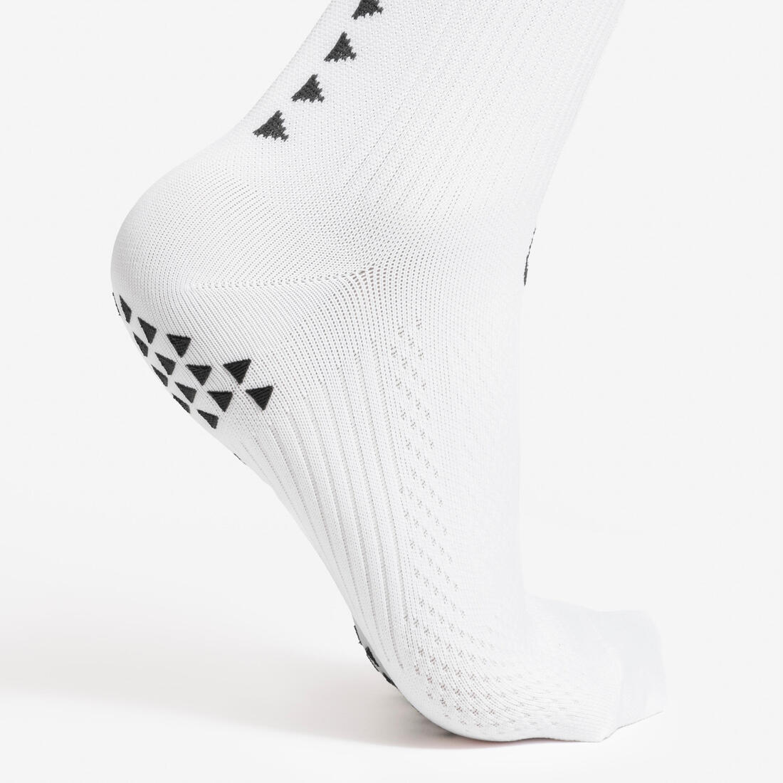 Calcetines de futbol cortos y antideslizantes blancos Viralto MiD - Image 8
