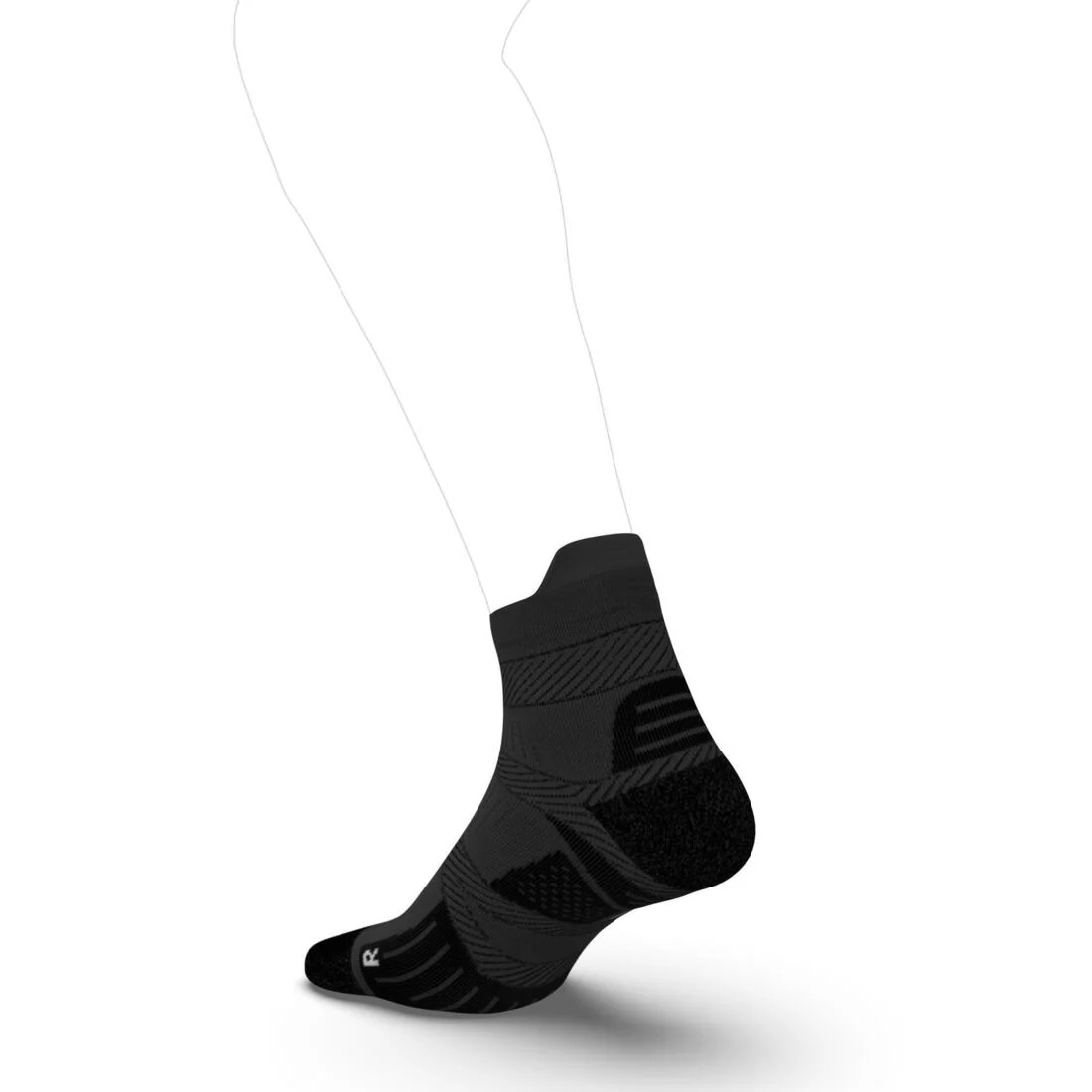 CALCETINES DE RUNNING DELGADOS STRAP NEGRO - Image 2