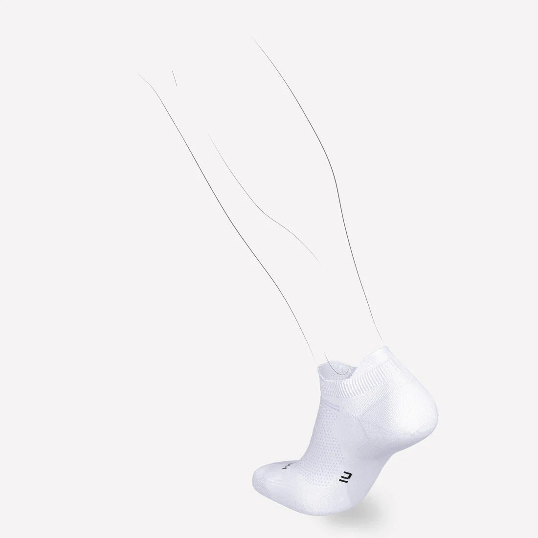 Calcetines de running finos e invisibles RUN500 (2 pares) - Image 16