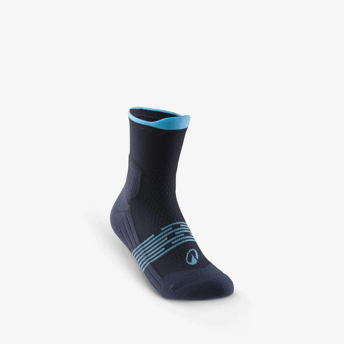 Calcetines de senderismo de altura media cafés para niños 500 (2 pares) - Image 3