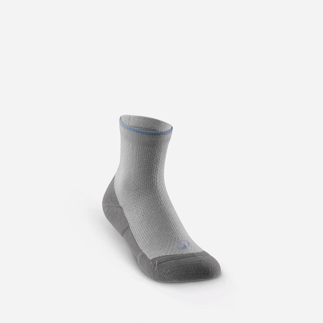 Calcetines de senderismo de altura media grises para niños Hike 100 (2 pares) - Image 3