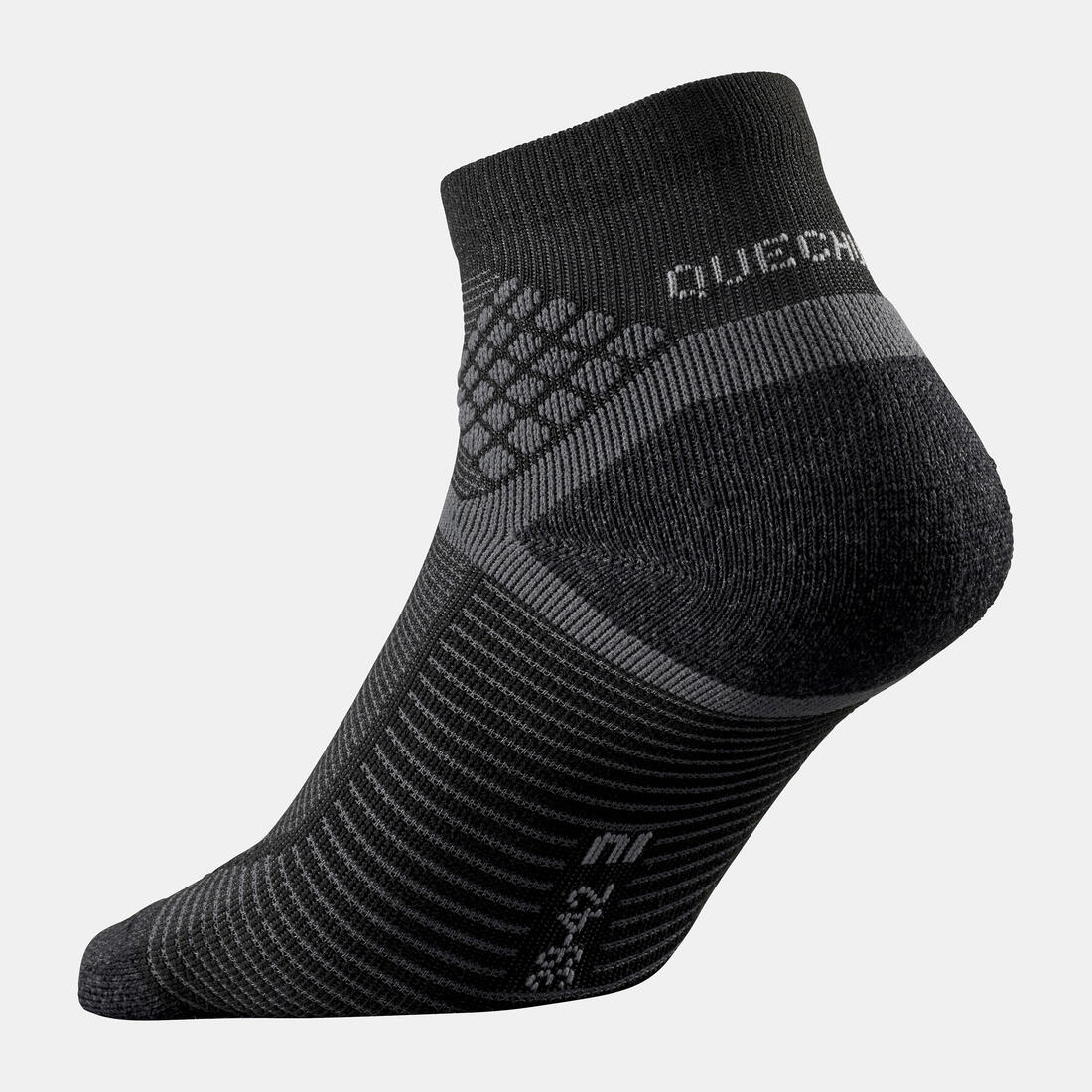 Calcetines de senderismo de altura media negros para adultos Hike 500 (2 pares) - Image 15