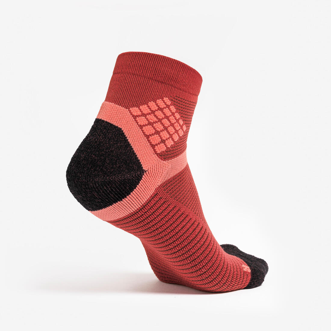 Calcetines de senderismo de altura media negros para adultos Hike 500 (2 pares) - Image 5