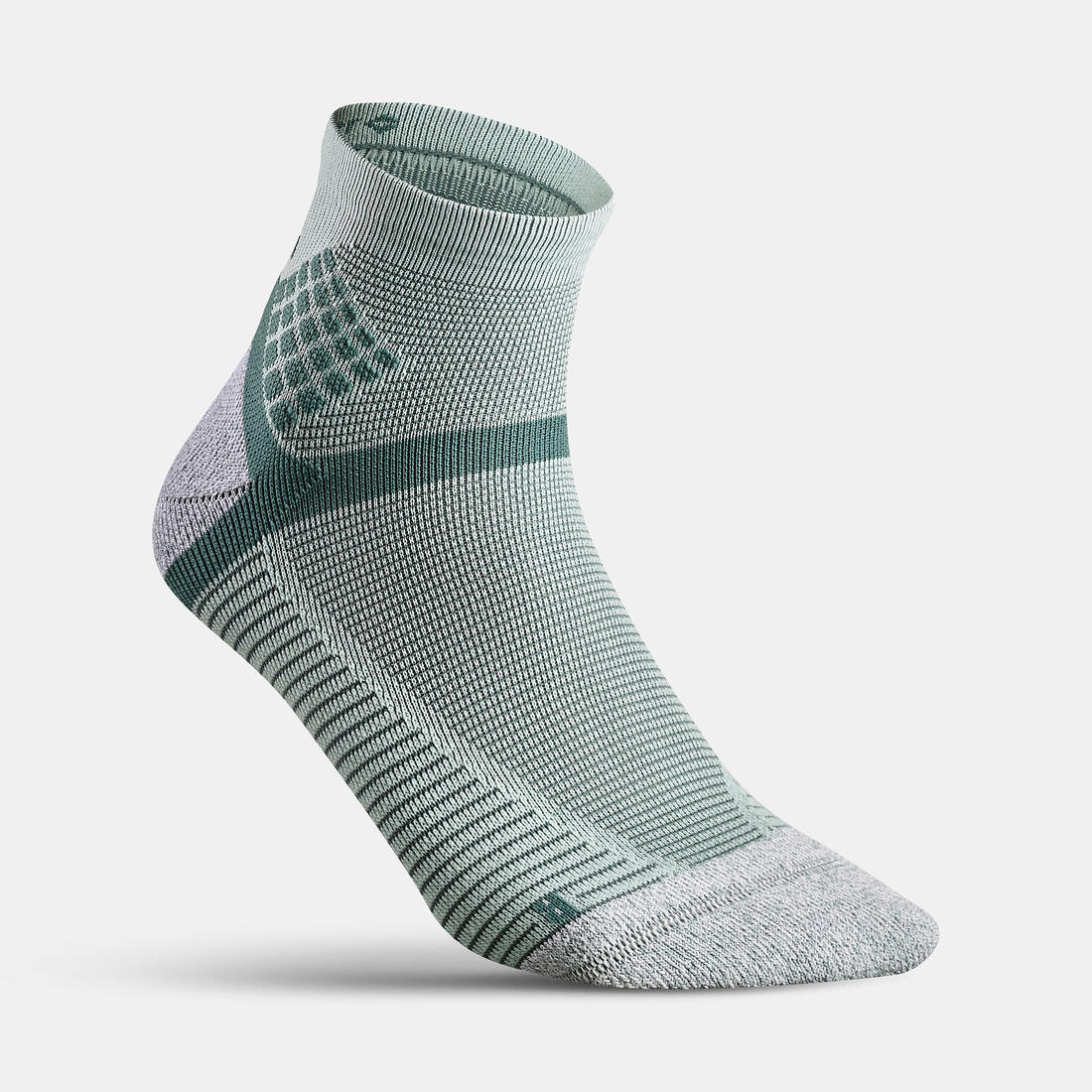 Calcetines de senderismo de altura media negros para adultos Hike 500 (2 pares) - Image 8