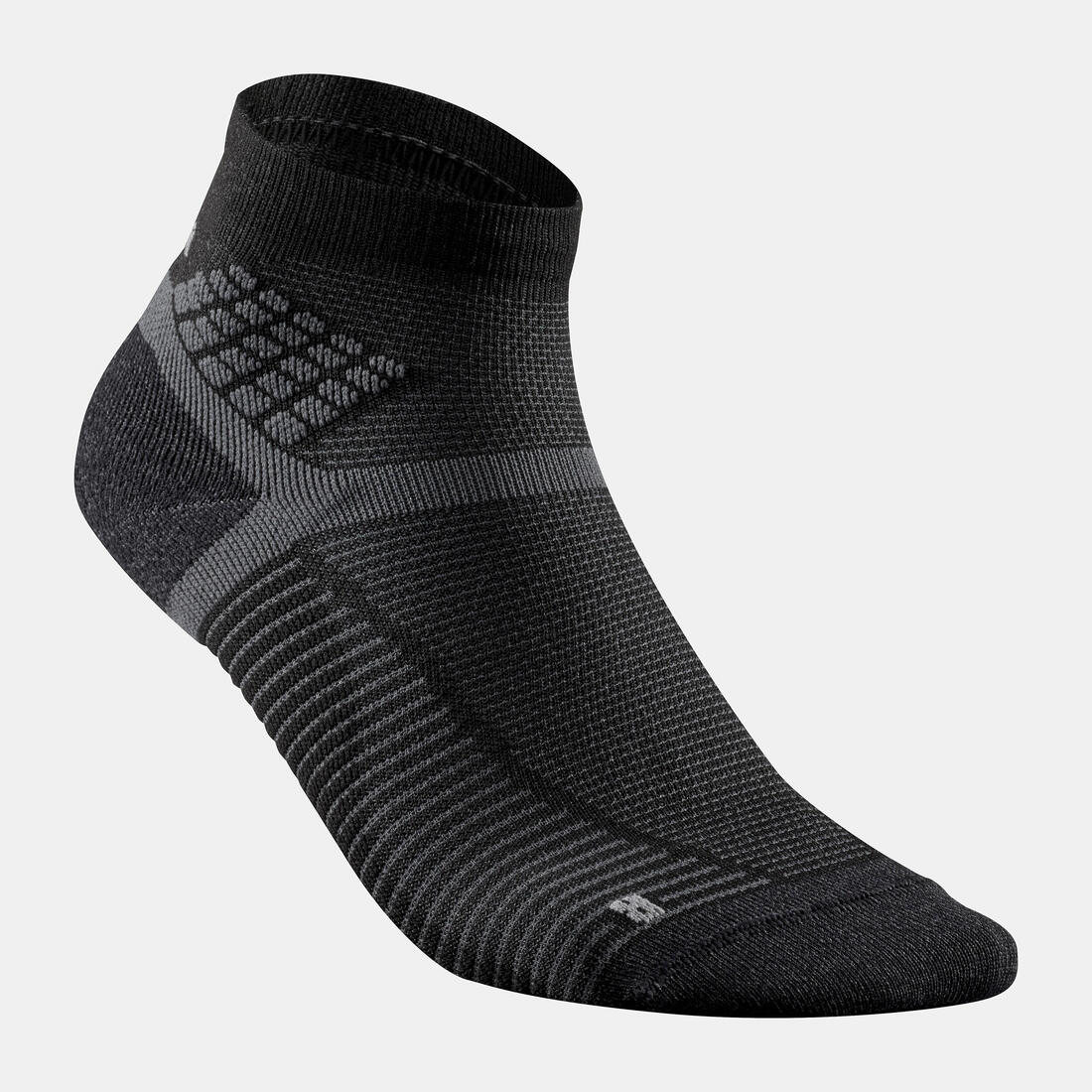 Calcetines de senderismo de altura media negros para adultos Hike 500 (2 pares) - Image 9