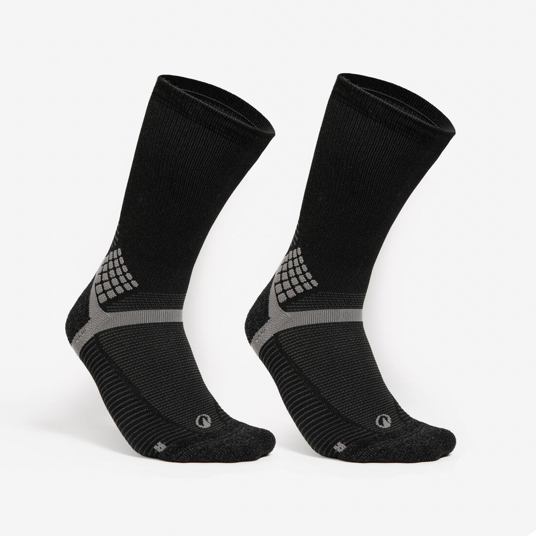Calcetines de senderismo largos azules para adultos Hike 500 (2 pares) - Image 3