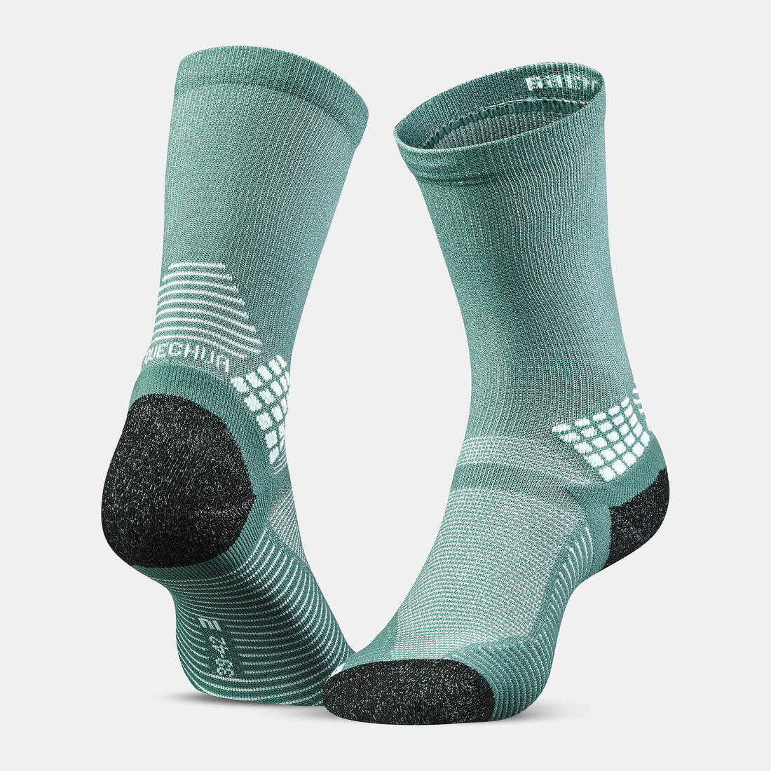 Calcetines de senderismo largos azules para adultos Hike 500 (2 pares) - Image 9