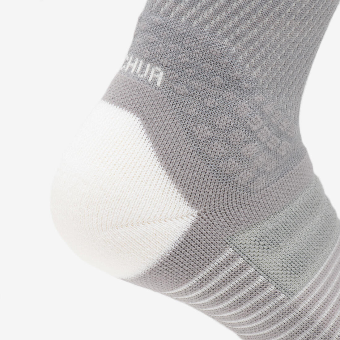 Calcetines de senderismo largos de lana grises para adultos Hike 900 (2 pares) - Image 13