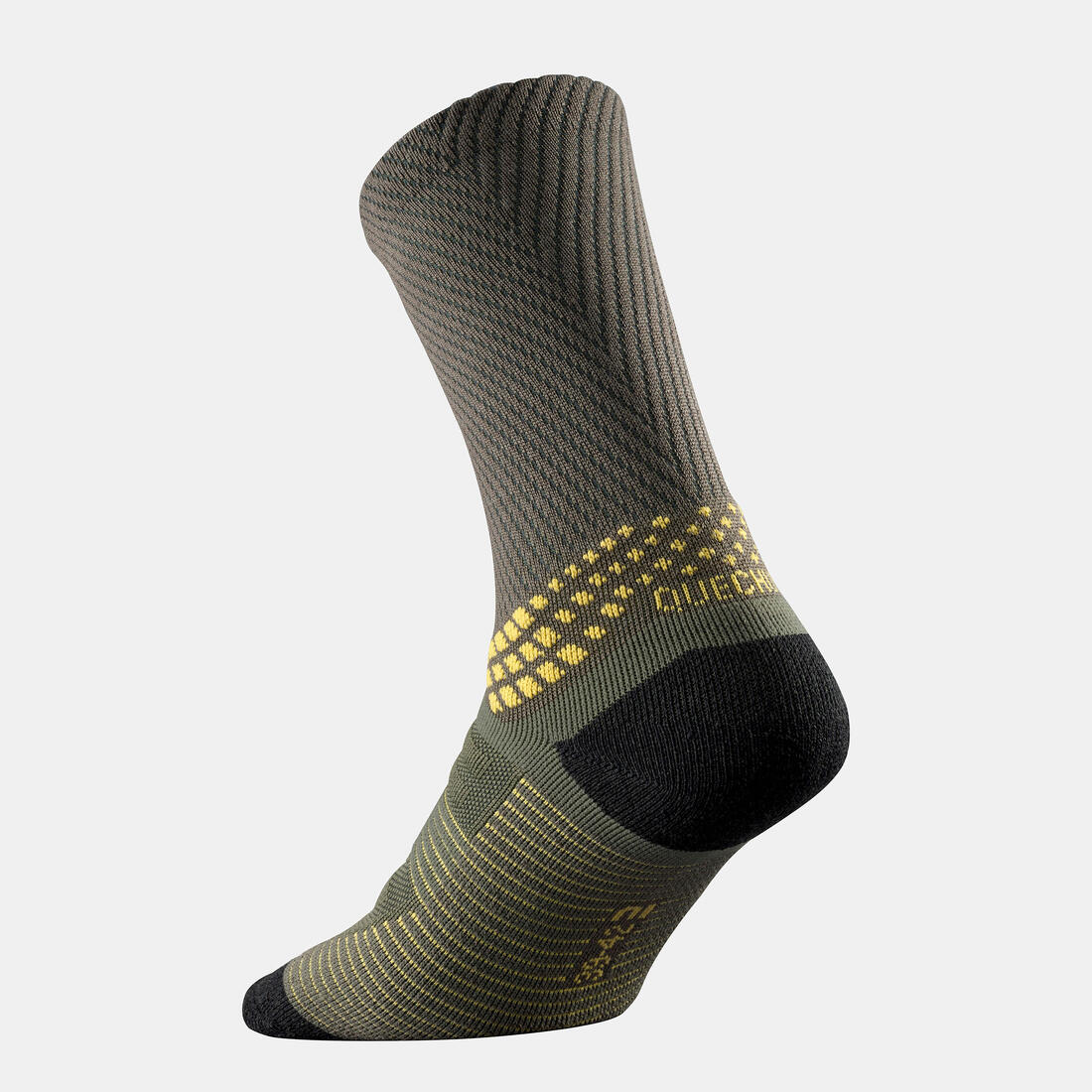 Calcetines de senderismo largos de lana grises para adultos Hike 900 (2 pares) - Image 14
