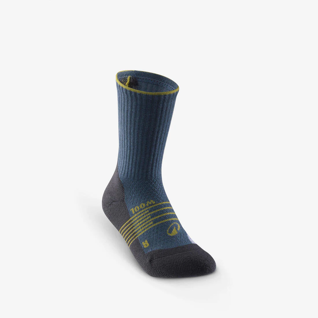 Calcetines de senderismo largos de lana para niños Hike 900 (2 pares) - Image 2