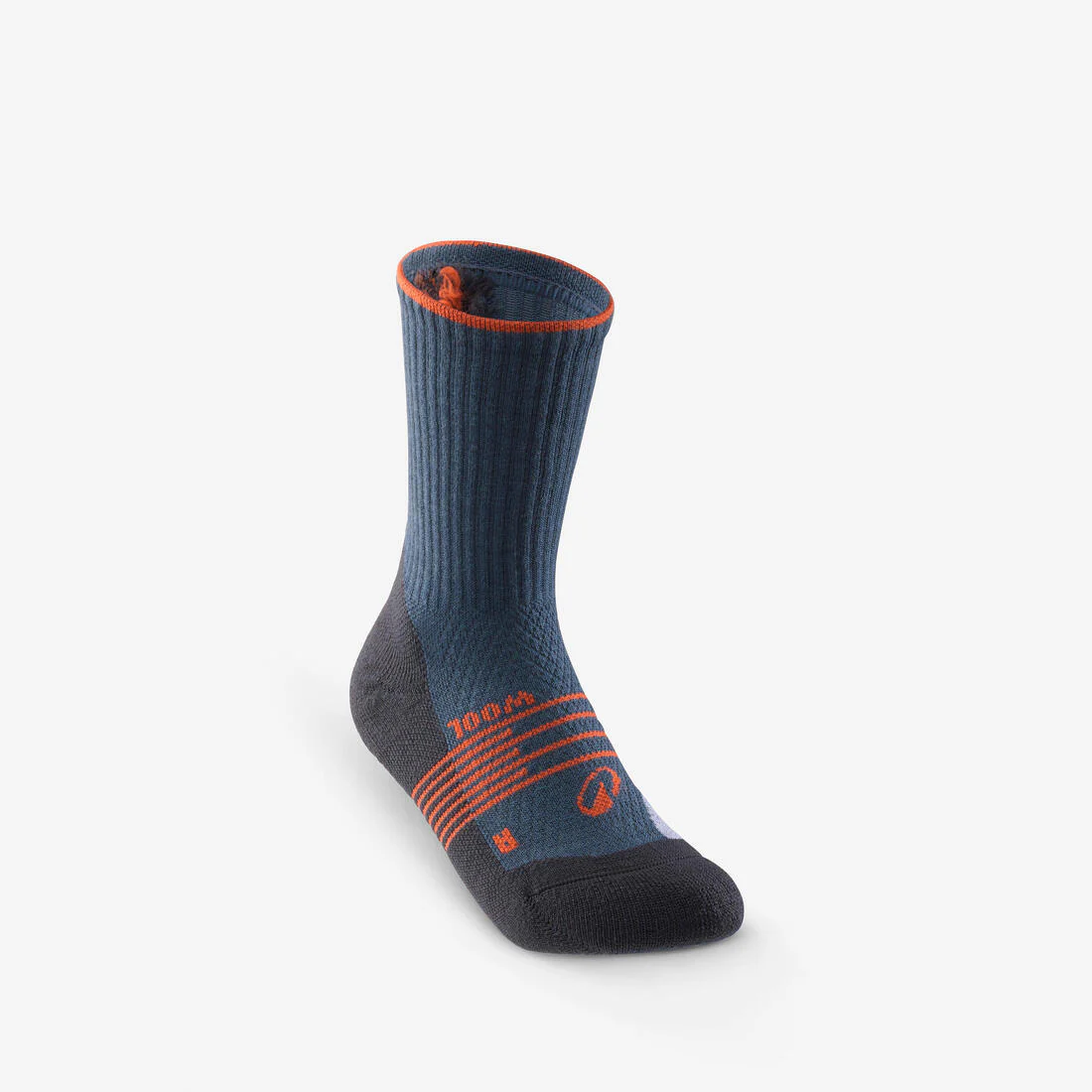 Calcetines de senderismo largos de lana para niños Hike 900 (2 pares) - Image 3