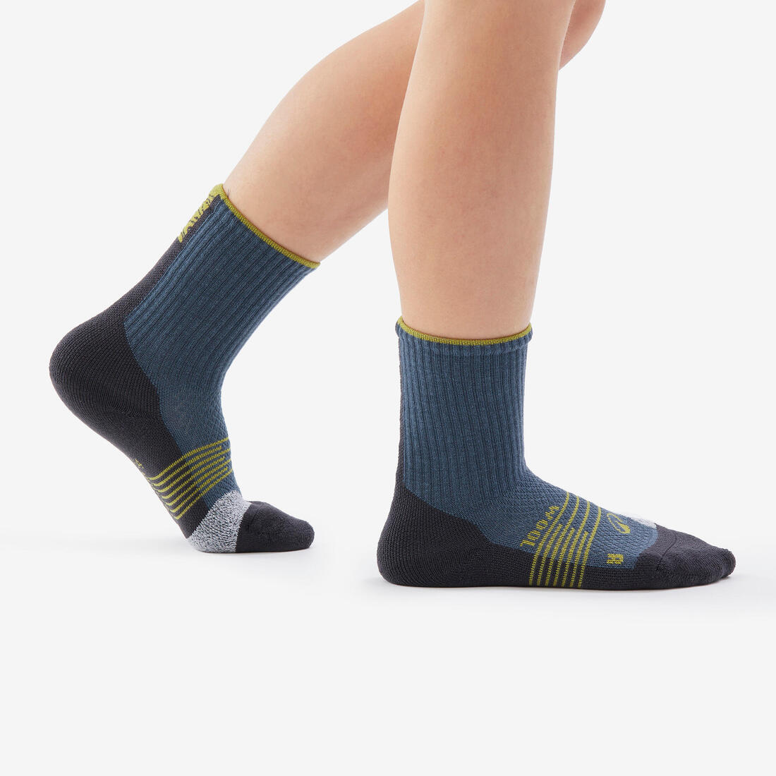 Calcetines de senderismo largos de lana para niños Hike 900 (2 pares) - Image 7