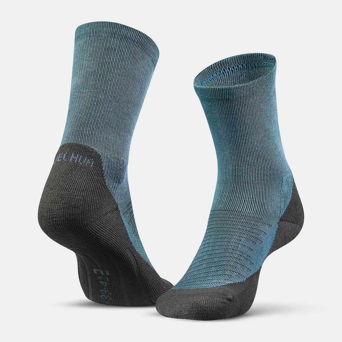 Calcetines de senderismo largos negros para adulto 100 (2 pares) - Image 10