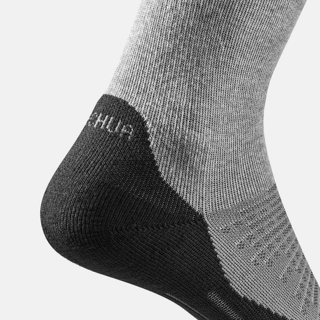 Calcetines de senderismo largos negros para adulto 100 (2 pares) - Image 21