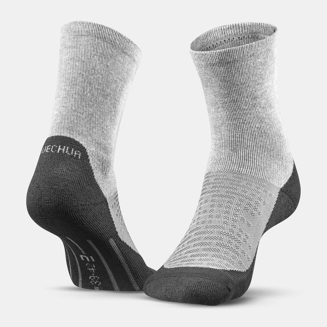 Calcetines de senderismo largos negros para adulto 100 (2 pares) - Image 5