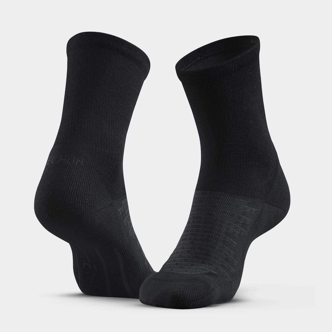 Calcetines de senderismo largos negros para adulto 100 (2 pares) - Image 6