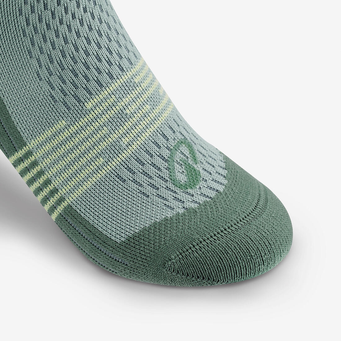 Calcetines de senderismo largos verdes para niños Hike 500, 2 pares - Image 7