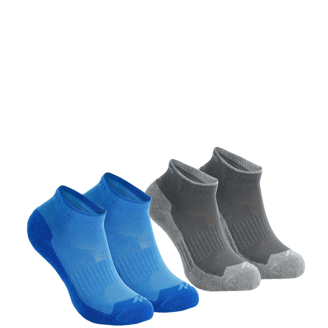 Calcetines de senderismo azul con gris para niños MH100, 2 pares - Image 10