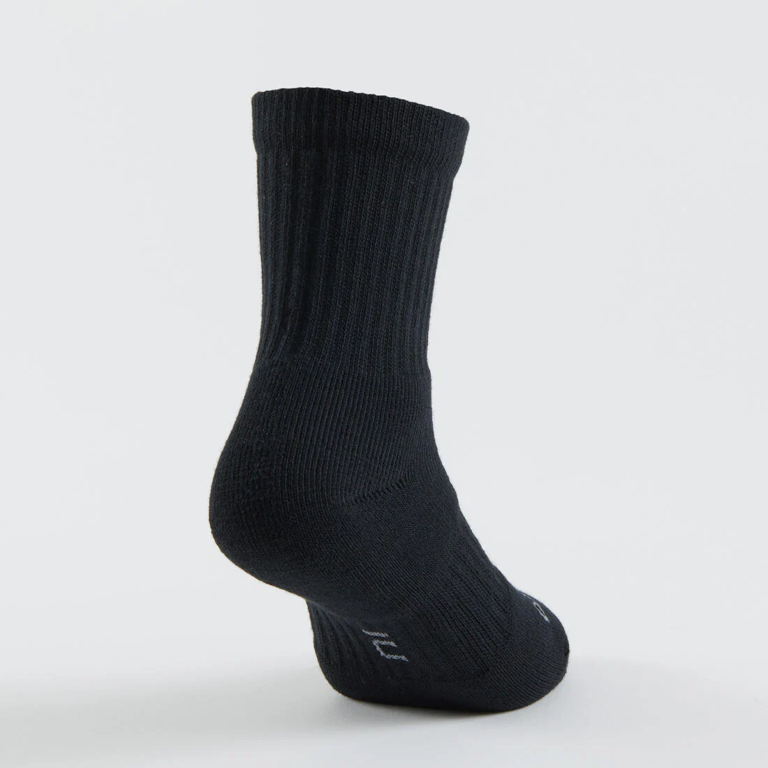Calcetines de tenis altos negro y gris Decathlon RS 500, 3 pares - Image 11