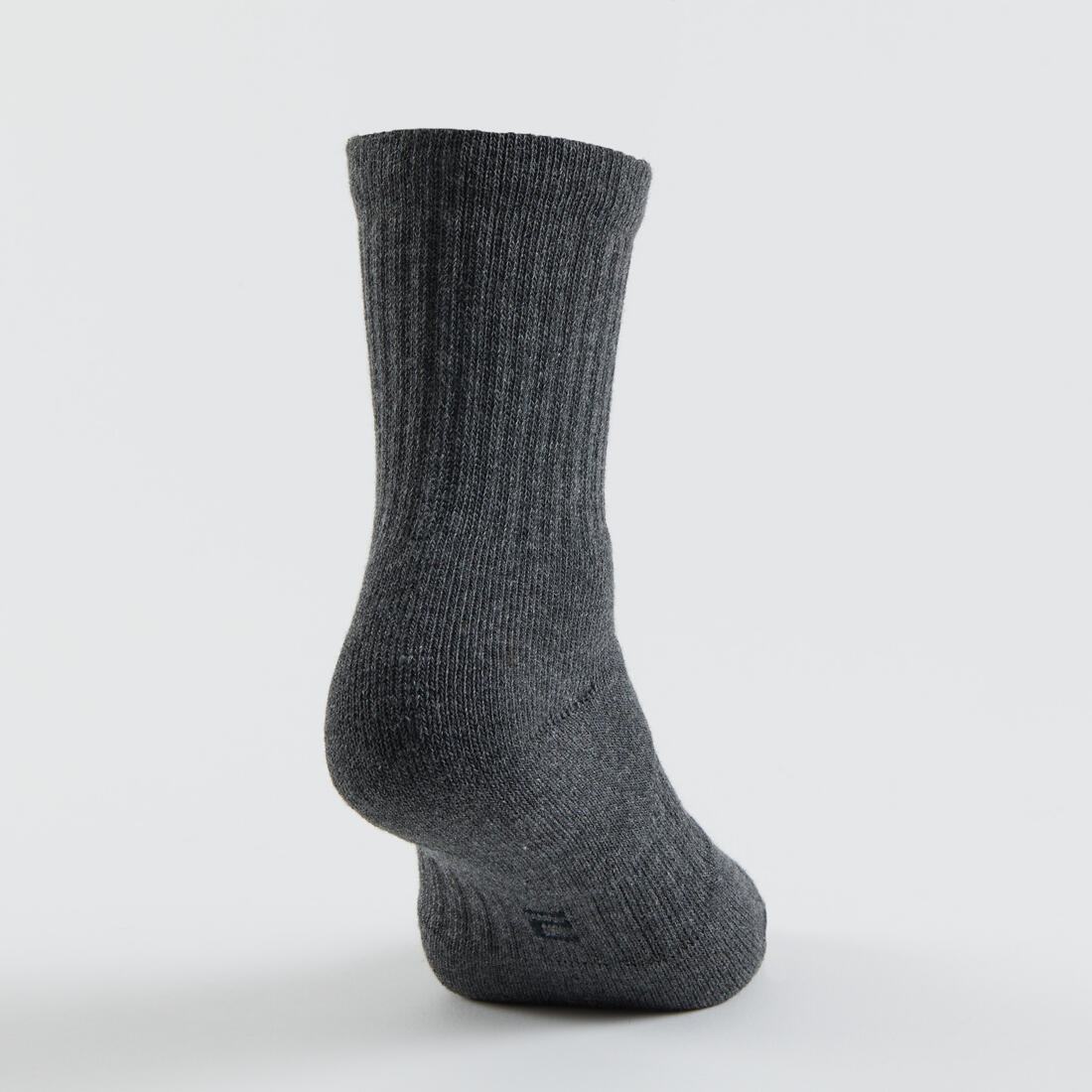 Calcetines de tenis altos negro y gris Decathlon RS 500, 3 pares - Image 12