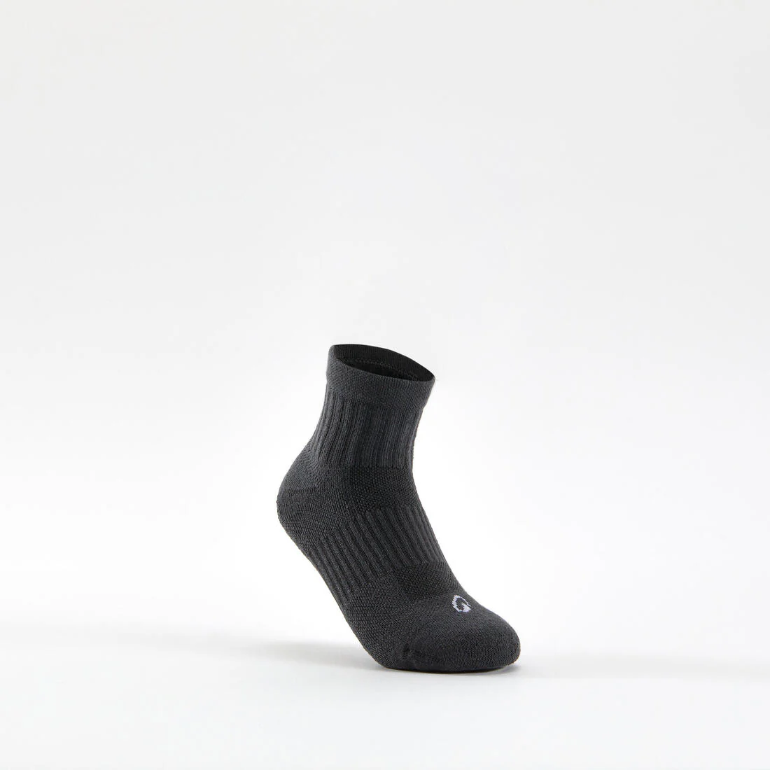 Calcetines de tenis altos negro y gris Decathlon RS 500, 3 pares - Image 2