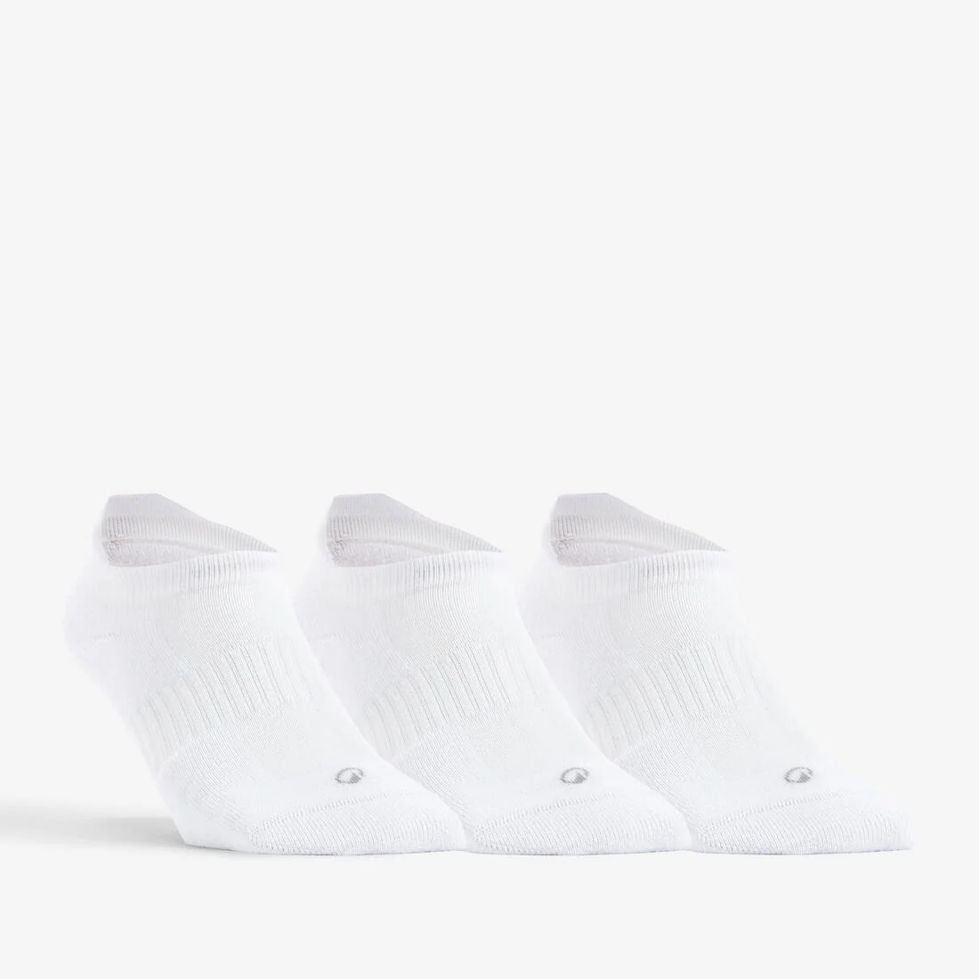 Calcetines de tenis cortos negros Decathlon RS 500, 3 pares