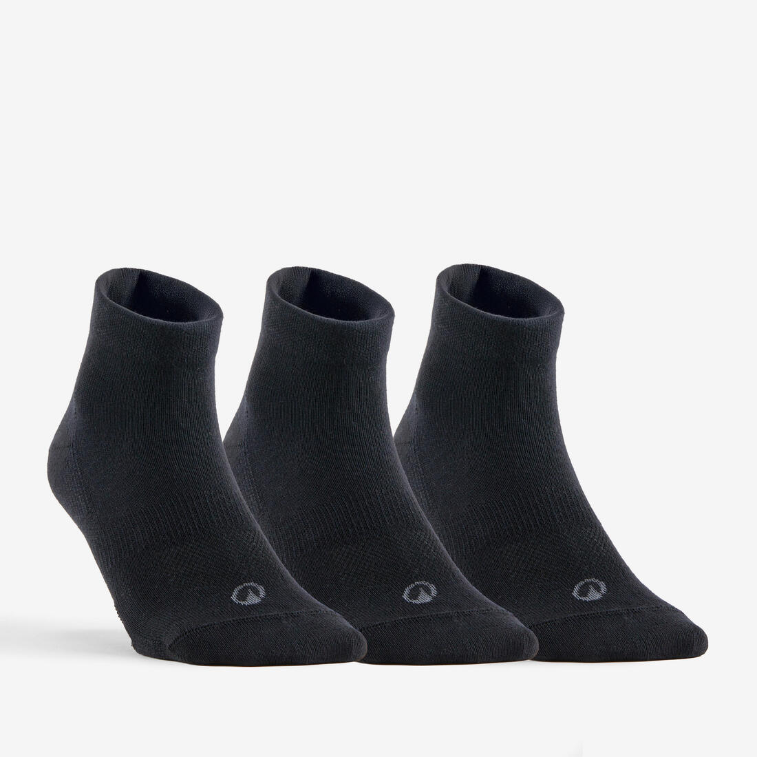 Calcetines de tenis de media caña blancos RS 160, 3 pares - Image 3