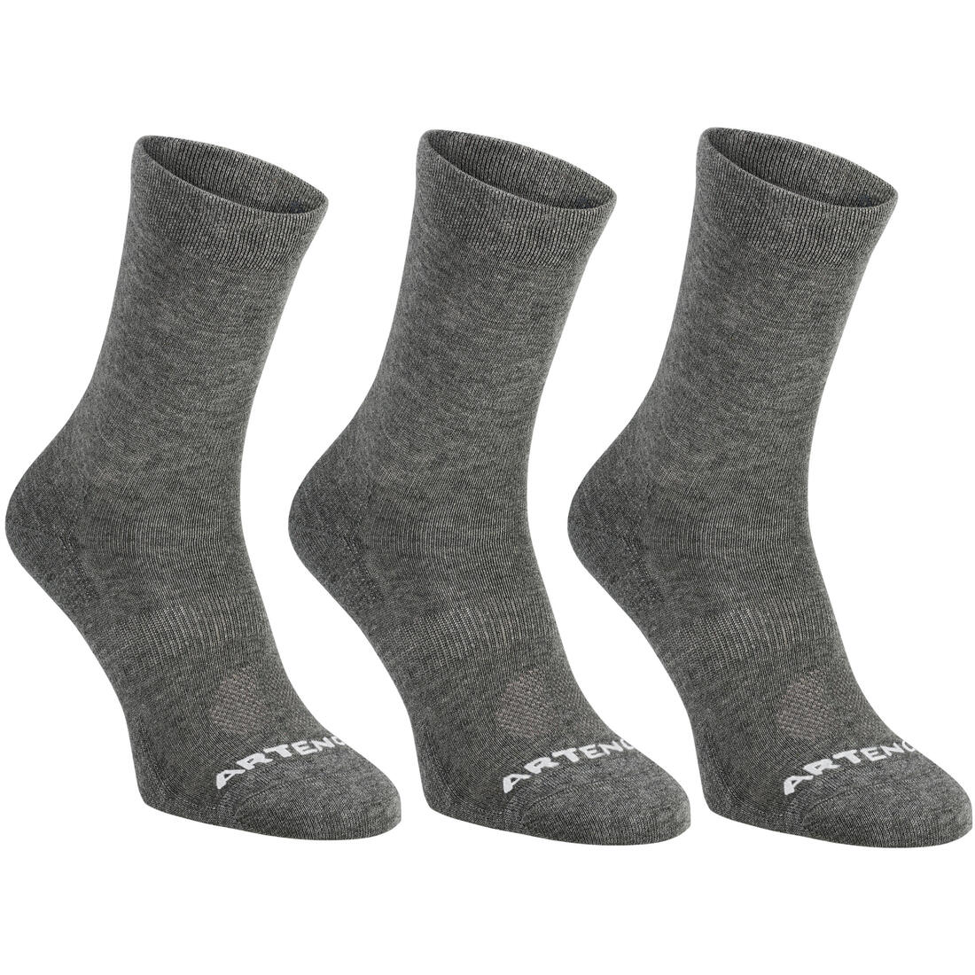 Calcetines de tenis largos negros RS 160, paquete de 3 - Image 22