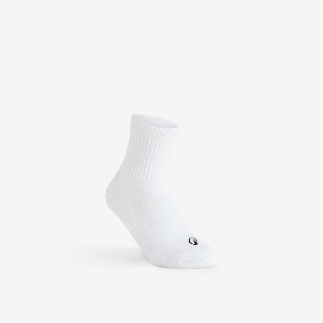CALCETINES LARGOS DEPORTES DE RAQUETA NIÑOS ARTENGO RS 100 BLANCO LOTE 3 PARES - Image 2