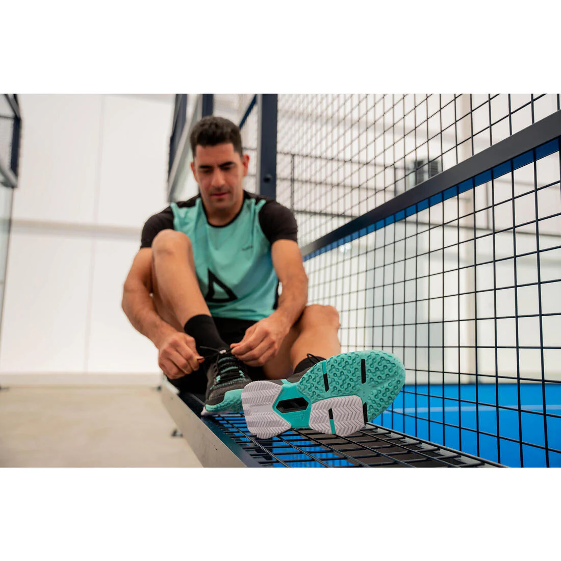 Calzado de pádel - Kuikma PS Pro Maxi Sánchez negro turquesa - Image 14