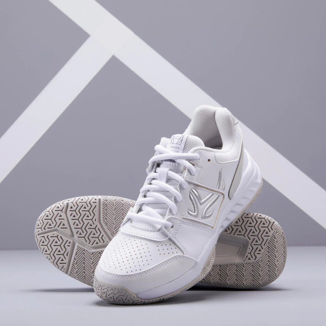 Calzado de tenis blanco para mujer TS160 - Image 5