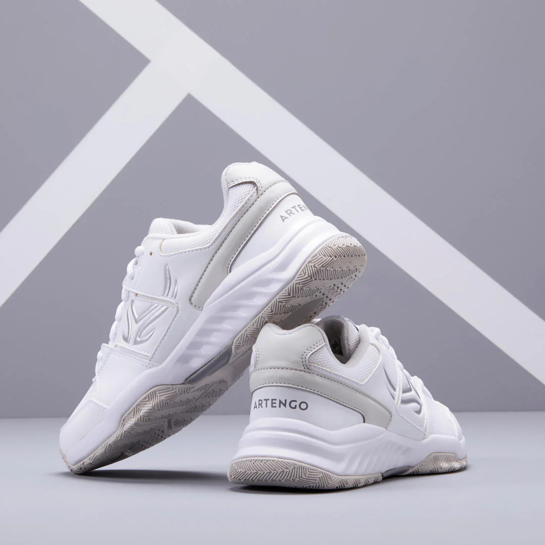 Calzado de tenis blanco para mujer TS160 - Image 6