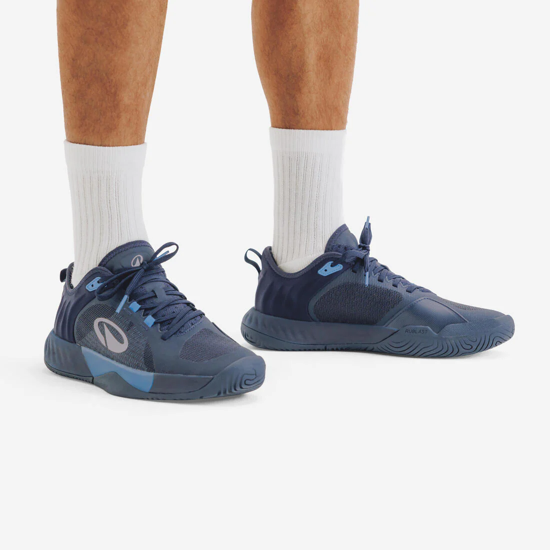 Calzado de tenis multipista cómodo blanco para hombre Unrupt Team - Image 11