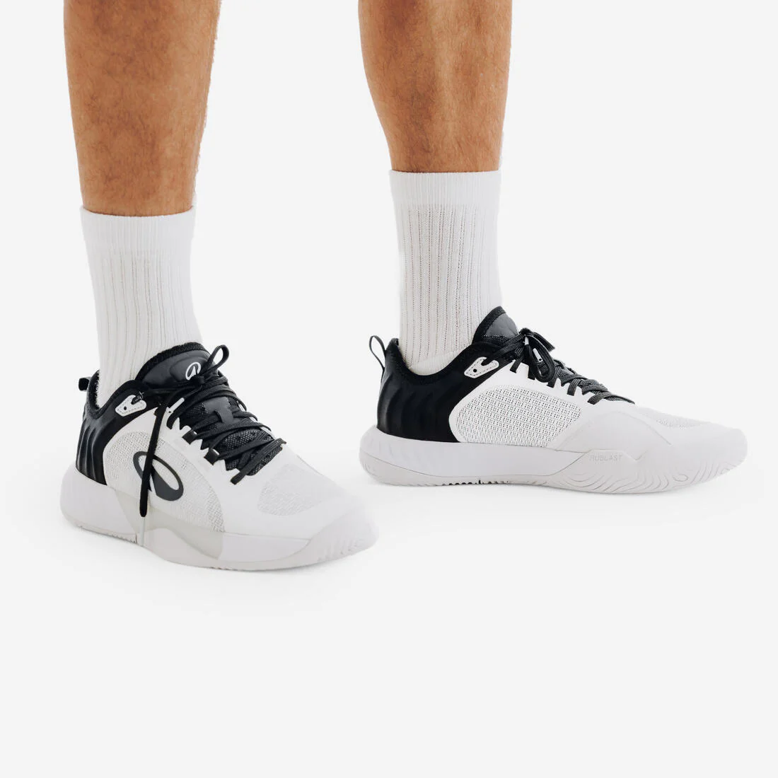 Calzado de tenis multipista cómodo blanco para hombre Unrupt Team - Image 12