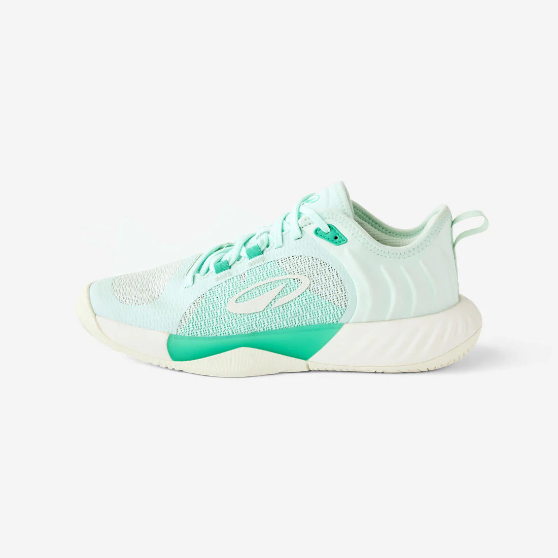 Calzado de tenis multipista cómodo verde para mujer Kuikma Unrupt Team