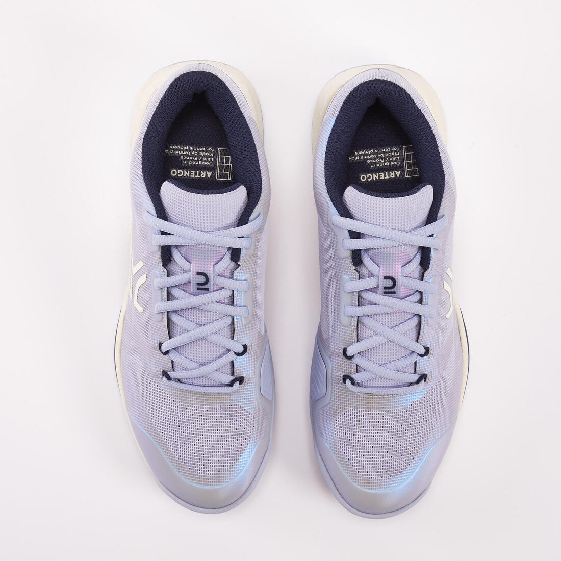 Calzado de tenis para mujer Multipista - Artengo FAST Azul lavanda - Image 8