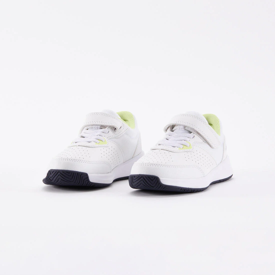 Calzado de tennis con tira de velcro blanco y amarillo para niños Essential KD - Image 11