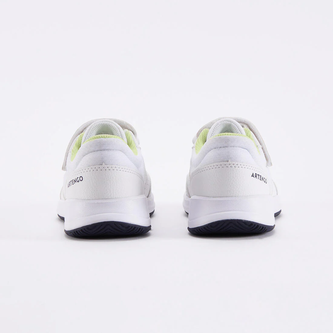 Calzado de tennis con tira de velcro blanco y amarillo para niños Essential KD - Image 14