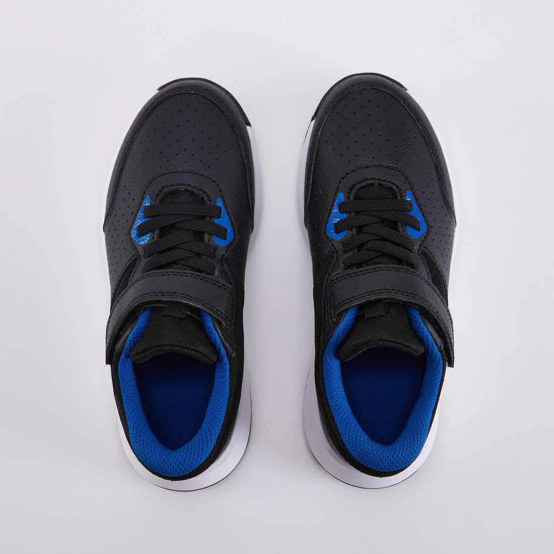 Calzado de tennis con tira de velcro blanco y amarillo para niños Essential KD - Image 15