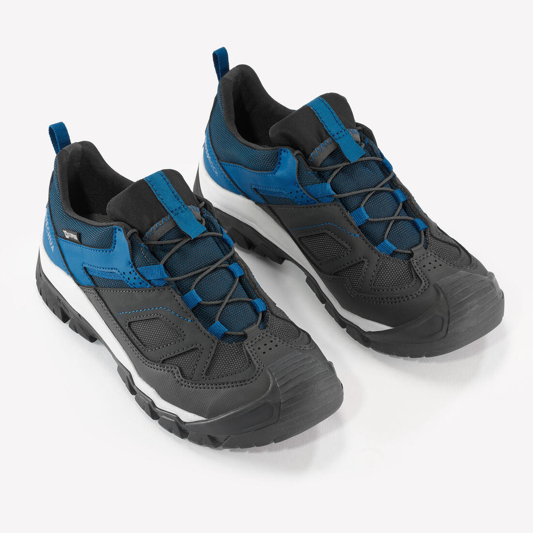 calzado impermeable de senderismo niños cordones - CROSSROCK azul 35-38 - Image 2