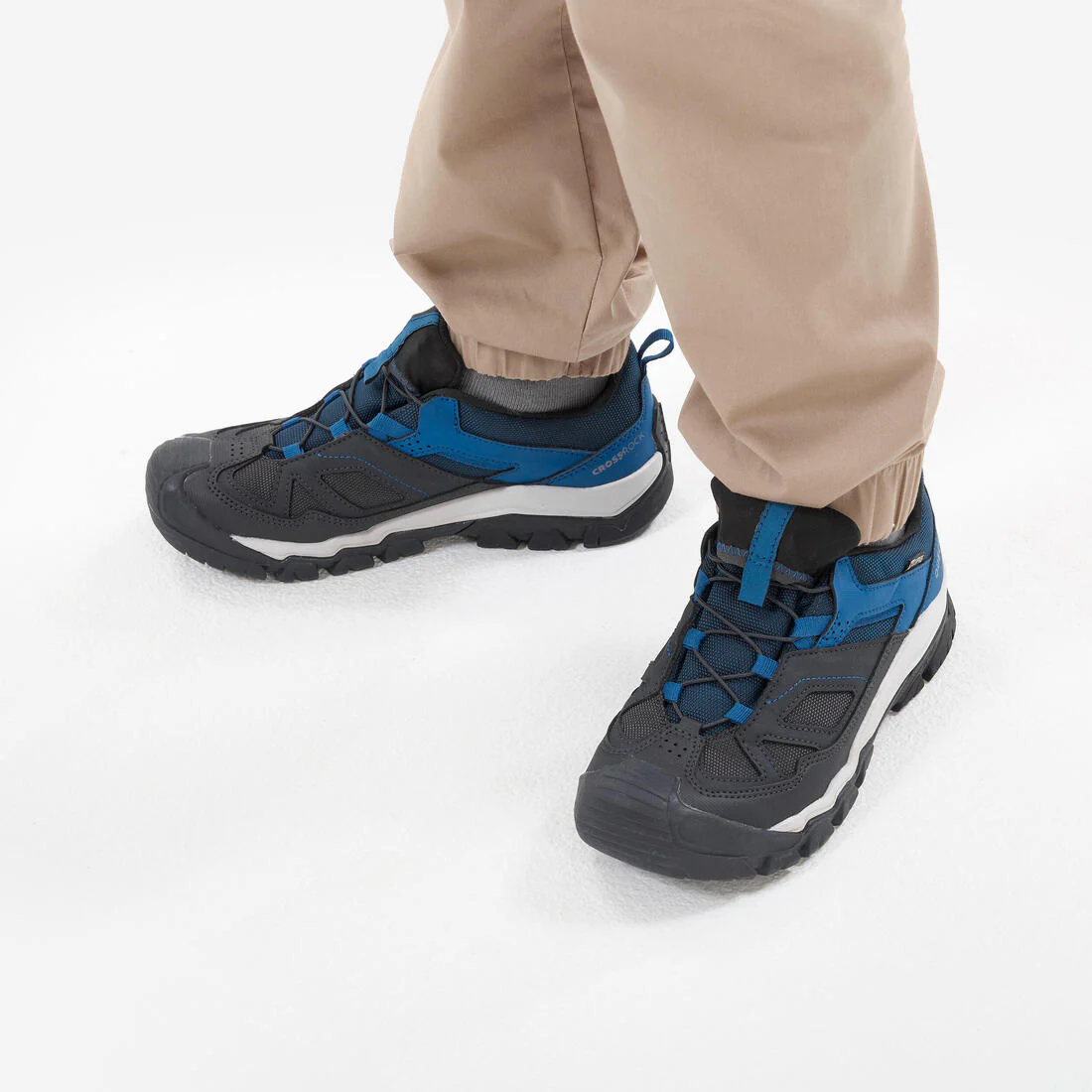 calzado impermeable de senderismo niños cordones - CROSSROCK azul 35-38 - Image 6