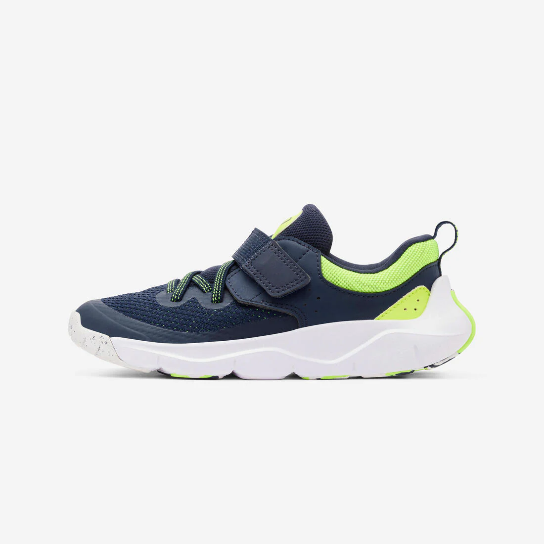 Calzado Playful Fast Niños Azul Marino Velcro + Agujetas Elásticas