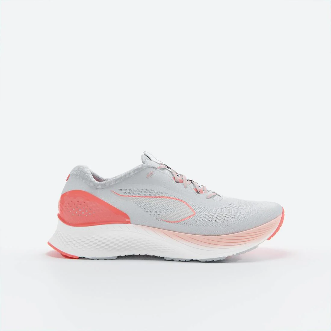 CALZADO RUNNING MUJER KIPRUN KS 500 2 GRIS Y ROJO CORAL - Image 13