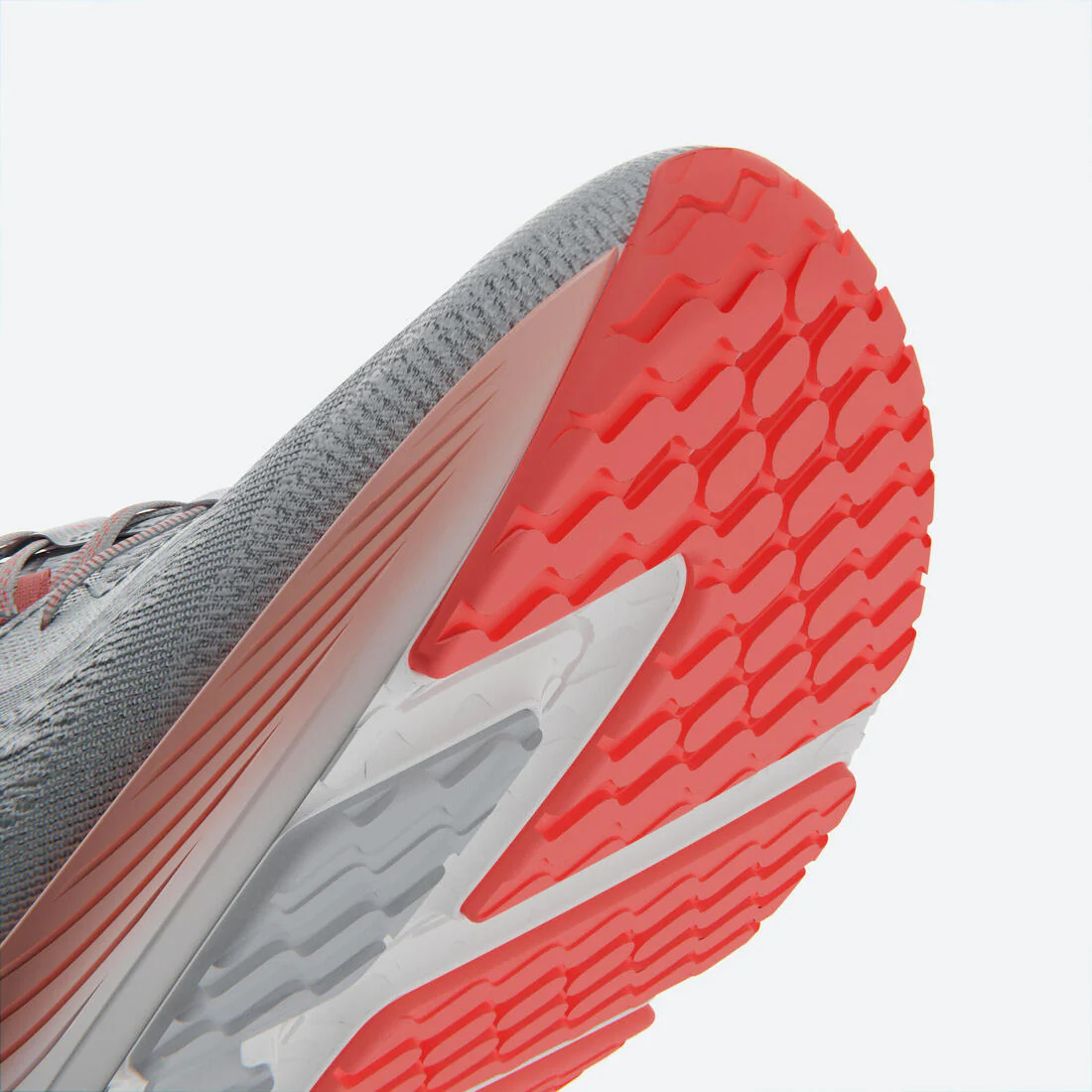CALZADO RUNNING MUJER KIPRUN KS 500 2 GRIS Y ROJO CORAL - Image 7